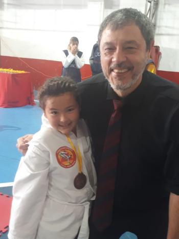 TORNEO APERTURA 2019 - Con Mía y su lograda medalla - 28ABR2019
