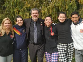 Ateneo de Formación Docente - Con María, Male, Paulina, Madga y Sabon Ricardo - 21JUL2019
